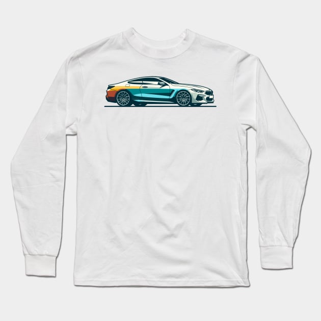 BMW M8 Long Sleeve T-Shirt by Vehicles-Art